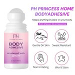 Body Adhesive Glue Manufacturer - Hot Selling Waterproof Roll on Gentle Easy Application Oily& Dry Skin