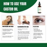 Castor Oil Manufacturer - Private Label 60ML 100% Natural for Hair Growth Skin Care