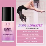 Body Adhesive Glue Manufacturer - Private Label 2 FL OZ Roll-On Not Irritating Easy Remove Transparent