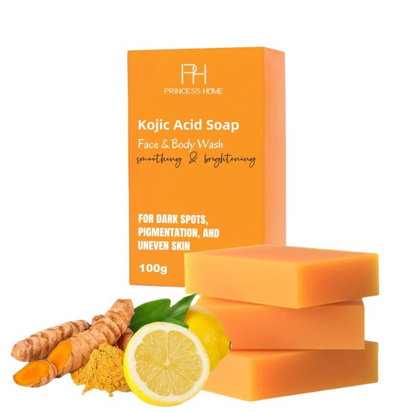 Turmeric Soap Manufacturer - Wholesale Custom Logo Deep Cleansing Moisturizing Anti Acne Whitening 100g
