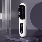 Hair Straightener Comb Manufacturer - 2024 New Hot Sale Wireless Portable Smart Heating Electric Brush