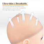 Wig Cap Manufacturer - Wholesale Custom Logo Six Colors Free Size Stretchy Headband Stocking Caps