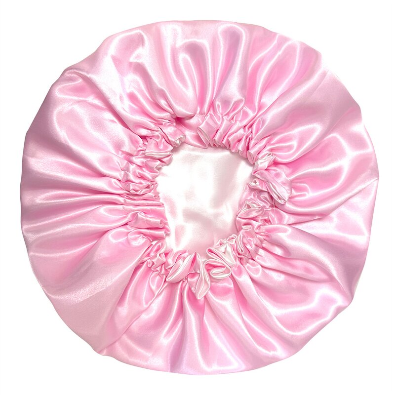 Hair Bonnet Manufacturer - Your Logo Double Layer Custom Designer Women Hair Wraps Sleep Satin