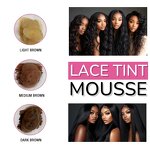 Lace Tint Spray Manufacturer - Private Labels 200ML Dark Brown Hair Color Natural Dye Wig Tools