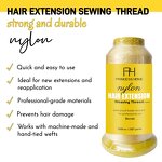 Hair Extension Thread Manufacturer - Professional Custom Logo Weaving Thread Hand Sewing Hair Weft DIY 5COLORS