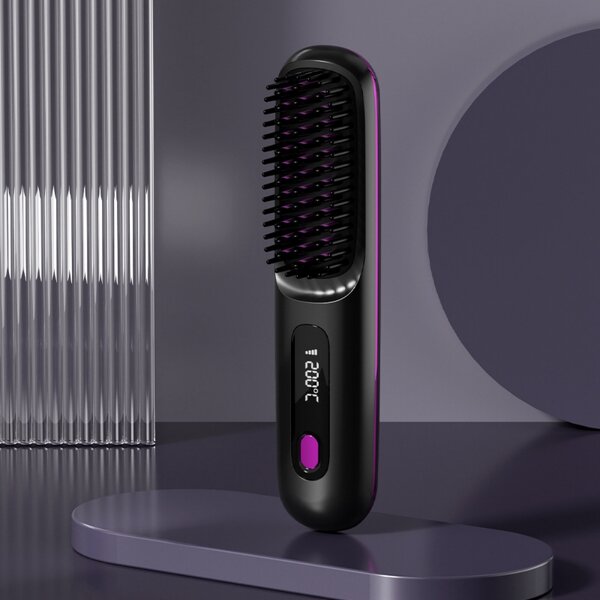 Hair Straightener Comb Manufacturer - Fast Rapid Usb Rechargeable Mini Portable Cordless Brush