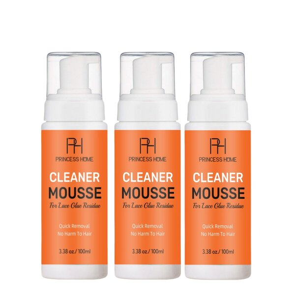 Lace Cleanser Foam Manufacturer - OEM 100ML Fast Acting Glue Residue Remover Delicate Cleaning Shampoo