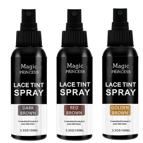 Lace Tint Spray Manufacturer - Wholesale Private Label 100ml Waterproof Golden Brown Scalp Concealer