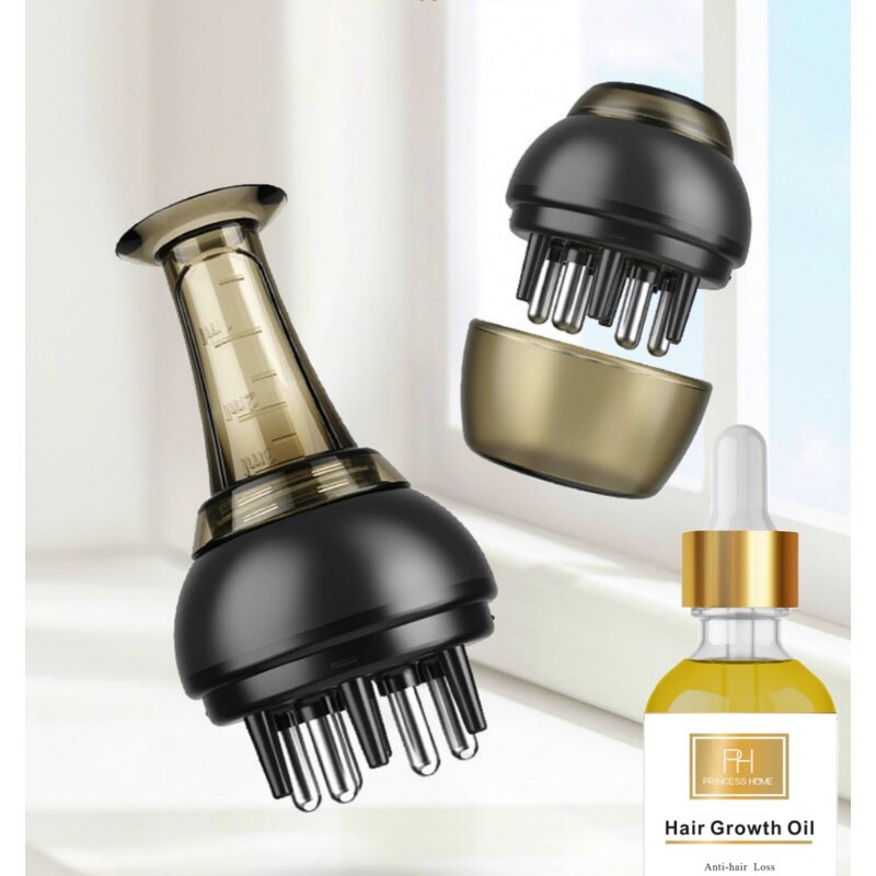 Scalp Massager Comb Manufacturer - Scalp Massager With Oil Anti-hair Loss Liquid Guide Massage Comb