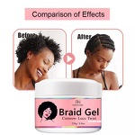 Braiding Gel Manufacturer - Extra Hold Waterproof Private Label Strong Hold Natural Hair Customized Braids
