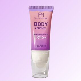 Body Adhesive Glue Manufacturer - New Arrivals Custom Logo 30ml Non Toxic Long Lasting Washable Oily Dry Skin