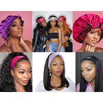 Hair Wrap Manufacturer - Custom Logo Silk Head Band Edge Wrap Satin Scarf Wig Grip Lace Frontal