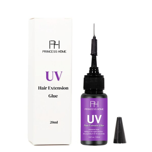 UV Hair Extension Kit Manufacturer - Private Label 20ml UV Light System Kit Glue Remover Tools