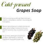 Grape Soap Manufacturer - Private Label 20pcs/40pcs Cold-pressed Natural Scent Face Body Bath