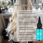 Hair Extension Glue Gel Manufacturer - High Quality Custom Logo Human Hair Extension Ice Cold Bond