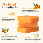 Turmeric Soap Manufacturer - Wholesale Custom Logo Deep Cleansing Moisturizing Anti Acne Whitening 100g