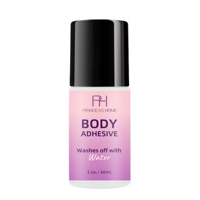 Body Adhesive Glue Manufacturer - Private Label 2 FL OZ Roll-On Not Irritating Easy Remove Transparent