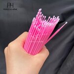 Eyelash Brush Manufacturer - 100pcs Disposable Applicator Micro Swab Eye Lash Makeup Tools