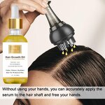 Scalp Massager Comb Manufacturer - Hair Oil Massage Care Anti Loss Scalp Massager Hair Growth Brush