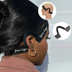 Edge Melt Band Manufacturer - Custom Logo New Melting Down Headband Slay Velvet Ear Protective Design