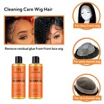 Lace Cleanser Foam Manufacturer - 2025 New Custom Dirt Residue Shampoo 118ml Lace Frontal Wig Cleanser
