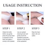 Eyelash Cleanser Foam Manufacturer - Wholesale Custom Logo No Tears Formula Soft 60ml