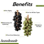 Grape Soap Manufacturer - Private Label 20pcs/40pcs Cold-pressed Natural Scent Face Body Bath