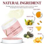 Edge Control Manufacturer - Private Label Extreme Hold 24 Hour Tamer 4C Hair Long-Lasting 120g