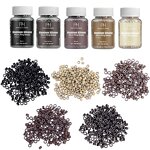 Hair Extension Beads Manufacturer - Wholesale 500pcs/bottle 4*2*2mm Micro Ring Aluminium Silicone Nano