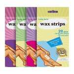 Hair Removal Wax Strip Manufacturer - Facial Body Legs Bikini - 20 Pcs Non-Woven Epilating Paper Custom Logo