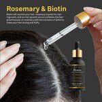 Beard Growth Oil Manufacturer - Biotin Rosemary Ginger Serum - Men Hair Loss Regrowth Private Label