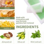 Hair Removal Wax Strip Manufacturer - Facial Body Legs Bikini - 20 Pcs Non-Woven Epilating Paper Custom Logo