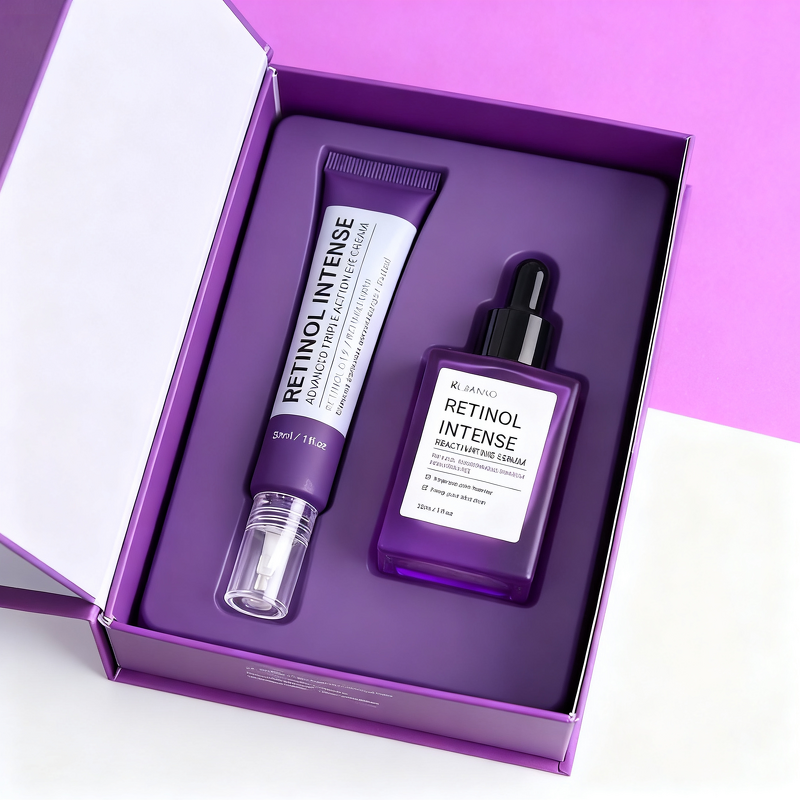 Skincare Set Manufacturer - Retinol Skincare Serum Eye Cream - Anti Wrinkle Anti Aging Firming Skin OEM ODM