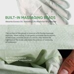 Hair Care Glove Manufacturer - Massaging Beads Oil Absorption - No-Wash Scalp Refresh Oily Hair ODM
