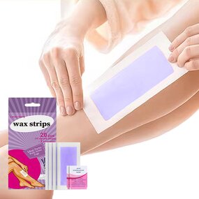 Hair Removal Wax Strip Manufacturer - Facial Body Legs Bikini - 20 Pcs Non-Woven Epilating Paper Custom Logo