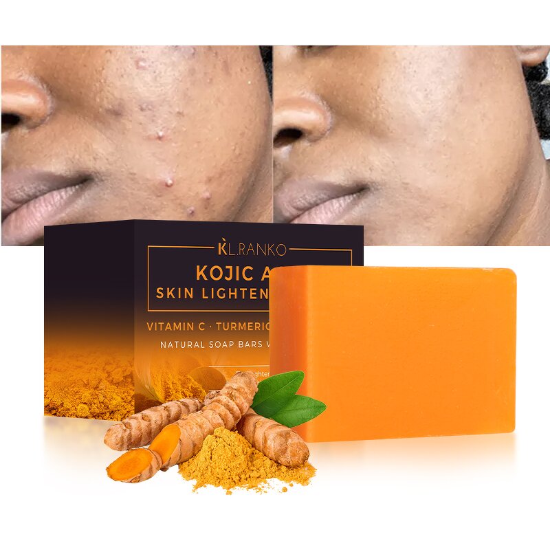 Handmade Soap Manufacturer - Lemon Turmeric Kojic Acid Honey - Body Skin Lightening Whitening Private Label OEM