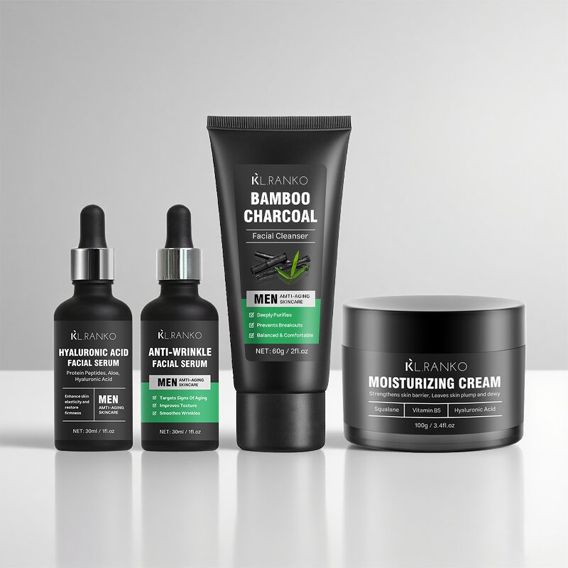Skincare Set Manufacturer - Men's Skincare Serum Face Wash - Anti Aging Hydrating Deep Cleansing Men Care Products