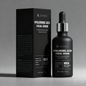 Facial Essence Manufacturer - Men Hyaluronic Acid - Hydrating Anti Aging Skincare Moisture-Boosting OEM