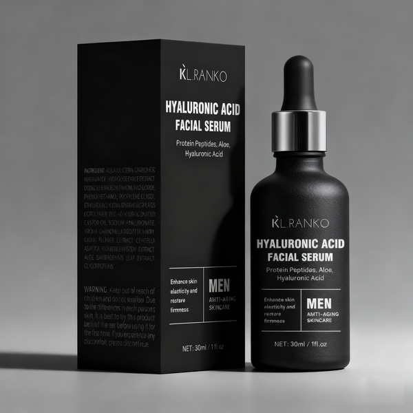 Facial Essence Manufacturer - Men Hyaluronic Acid - Hydrating Anti Aging Skincare Moisture-Boosting OEM