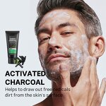 Face Wash Manufacturer - Bamboo Charcoal Men - Deep Cleansing Oil Control Acne-Prone Skin OEM