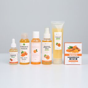 Skincare Set Manufacturer - Turmeric Skincare Serum Toner - Brightening Tone-Correcting Radiant Skin Routine