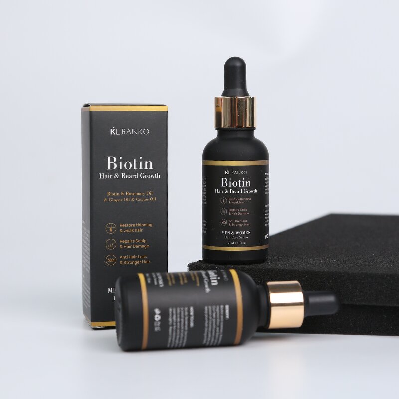 Beard Growth Serum Manufacturer - Biotin Repair Damage - Nourish Scalp Hair Care Private Label OEM