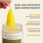 Cleansing Pad Manufacturer - Kojic Acid Turmeric - Exfoliating Scrub Oil Balance Skin 50 Count Private Label OEM