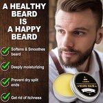 Beard Balm Manufacturer - Soothing Beard Growth Balm - Mustache Care Proraso Men Skincare Private Label