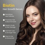Beard Growth Oil Manufacturer - Biotin Rosemary Ginger Serum - Men Hair Loss Regrowth Private Label