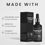 Facial Essence Manufacturer - Men Hyaluronic Acid - Hydrating Anti Aging Skincare Moisture-Boosting OEM
