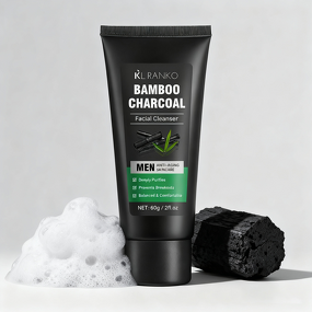 Face Wash Manufacturer - Bamboo Charcoal Men - Deep Cleansing Oil Control Acne-Prone Skin OEM