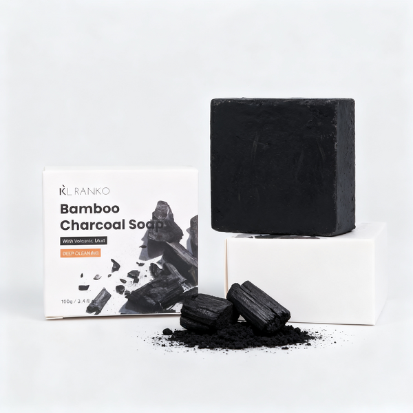 Handmade Soap Manufacturer - Bamboo Charcoal Tea Tree Oil - Exfoliating Men Body Skincare Custom OEM