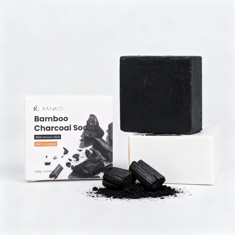 Handmade Soap Manufacturer - Bamboo Charcoal Tea Tree Oil - Exfoliating Men Body Skincare Custom OEM