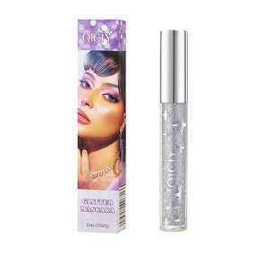 Eyelash Mascara Manufacturer - Qiciy Waterproof Long Lasting Thick Curling Glitter Silver Yellow Purple Colorful